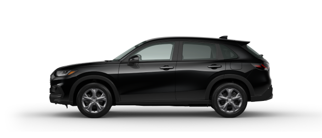 2027 Honda HR-V LX in Crystal Black Pearl side view