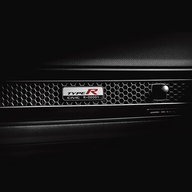 Detail of the Honycomb Pattern on a 2026 Honda CIvic Type R